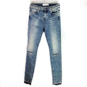 IRO Jeans Fitte Distressed jeans with released hem